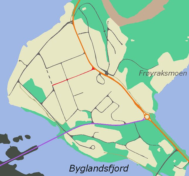 Fil:Byglandsfjord, Nutensgate kart.jpg