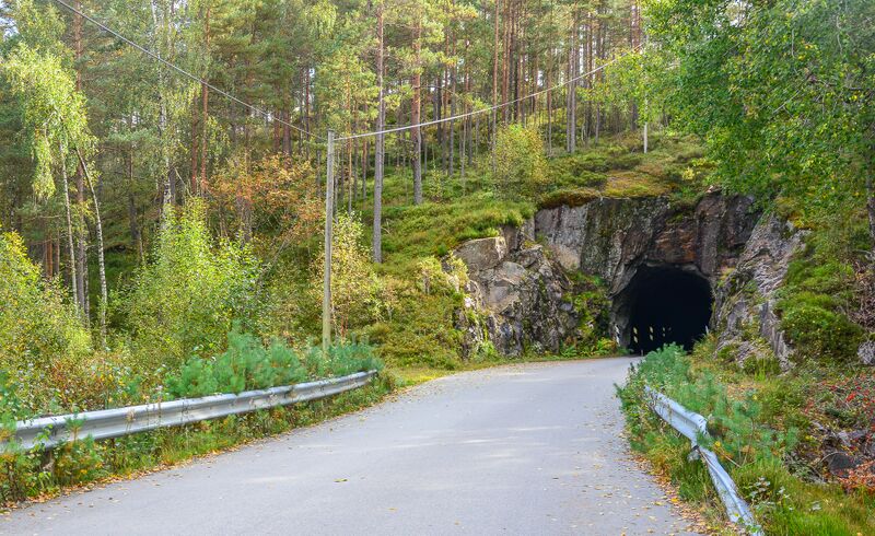Fil:Setesdalsbanen Stemdal tunnel 120924-2.jpg