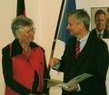 14. desember Helga Arntzen fekk Verdienstkreuz am Bande Foto: Deutsche Botschaft Oslo